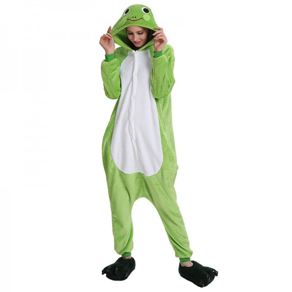 Animal Onesie Pajama Costumes Adult Frog