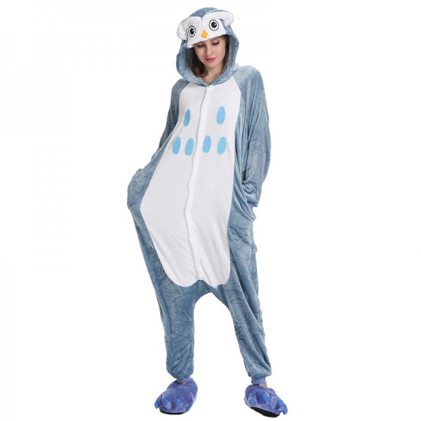 Animal Onesie Pajama Costumes Adult Owl
