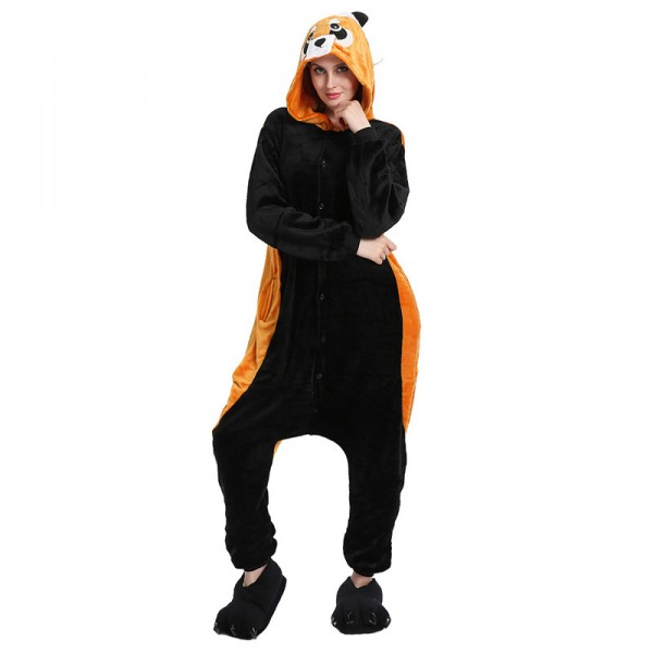Raccoon Animal Onesie Pajama Costume for Adult