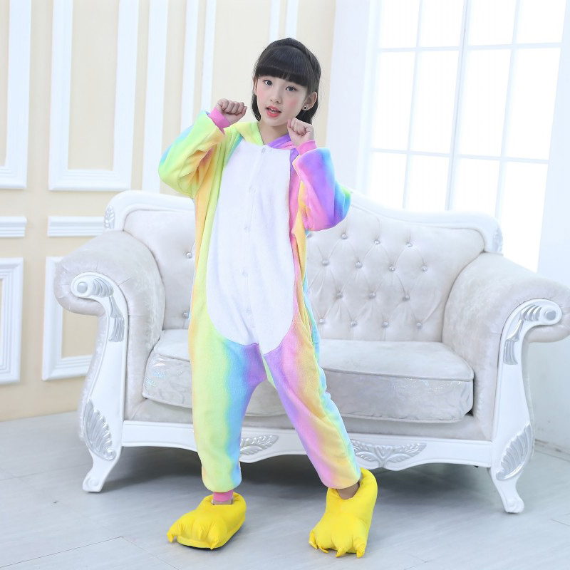Sky Horse Animals Pajamas Colorful Onesie for Kids