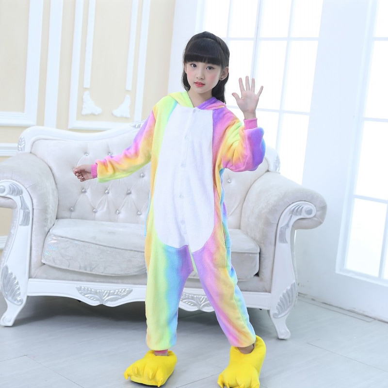 Sky Horse Animals Pajamas Colorful Onesie for Kids