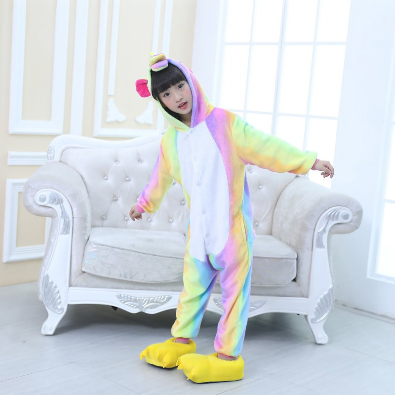 Sky Horse Animals Pajamas Colorful Onesie for Kids