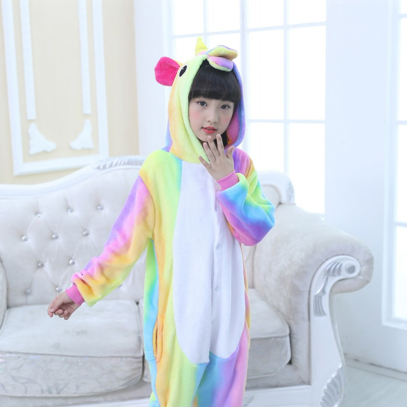 Sky Horse Animals Pajamas Colorful Onesie for Kids