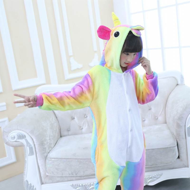 Sky Horse Animals Pajamas Colorful Onesie for Kids