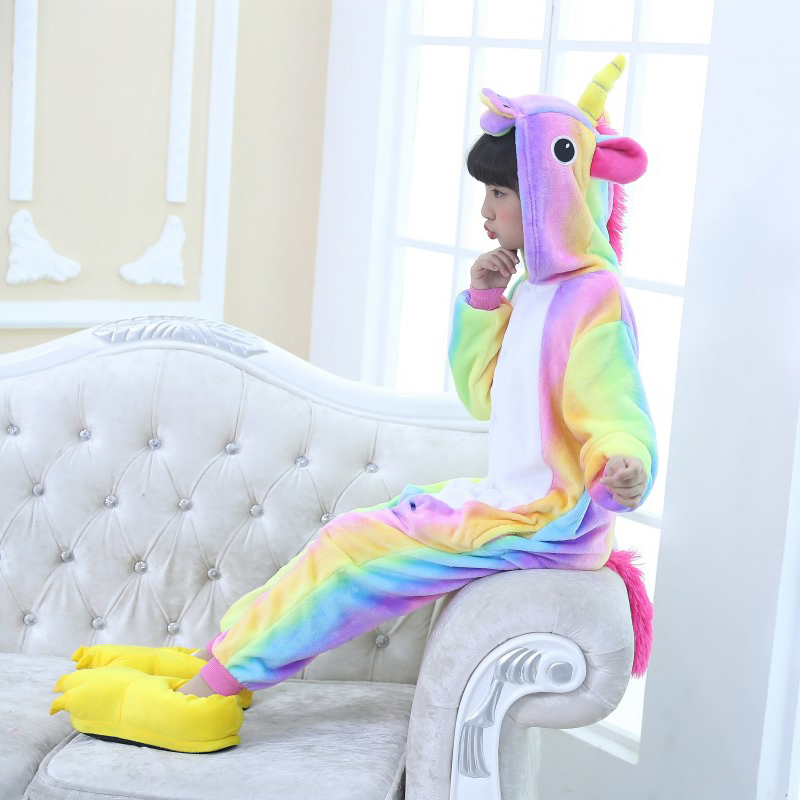 Sky Horse Animals Pajamas Colorful Onesie for Kids