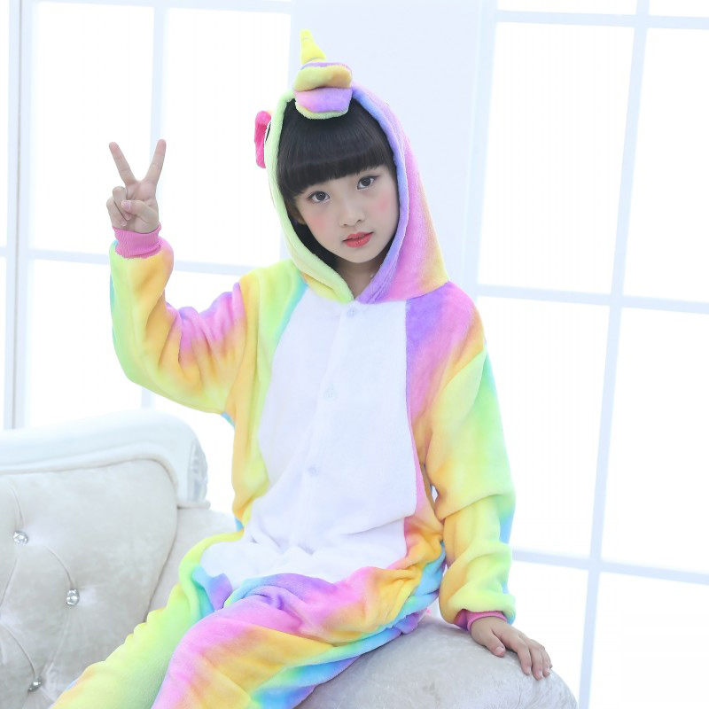Sky Horse Animals Pajamas Colorful Onesie for Kids