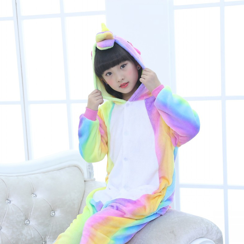 Sky Horse Animals Pajamas Colorful Onesie for Kids