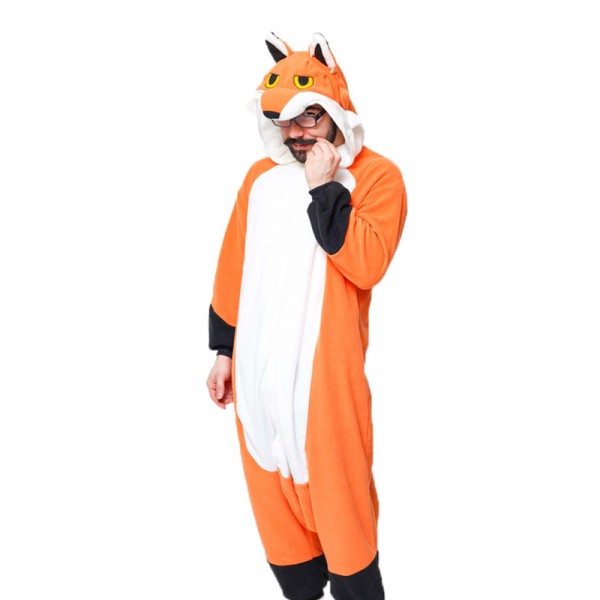 Casual Loungewear Couple Matching Family Onesie Fox Pajamas