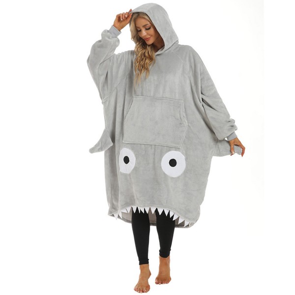 Cartoon Animal Shark Pajamas Onesie Kigurumi for Adult