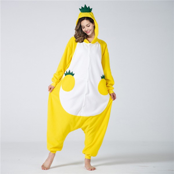 Pineapple Pajamas Adult Fruit Onesie Kigurumi