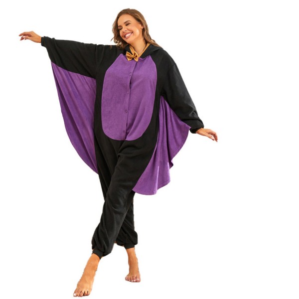 Animals Onesie Adult Bat Pajamas