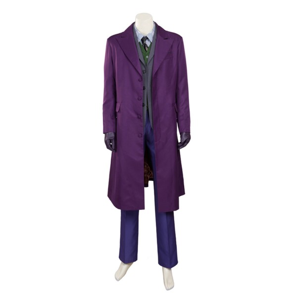 Knight Purple Costumes Heath Ledger Suit Style A
