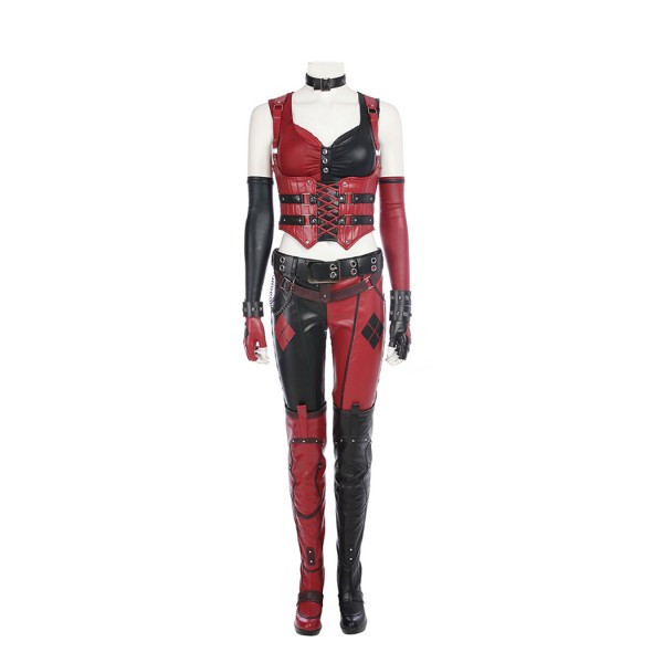 HQ Margot Robbie Costume Arkham Knight Halloween Suits