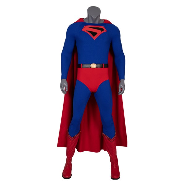 Clark Kent Costume Male Blue Halloween Suits
