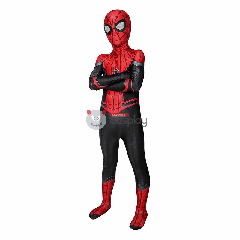 Kids Spider Man Cosplay Costumes Peter Parker Spider-Man Far From Home Suit