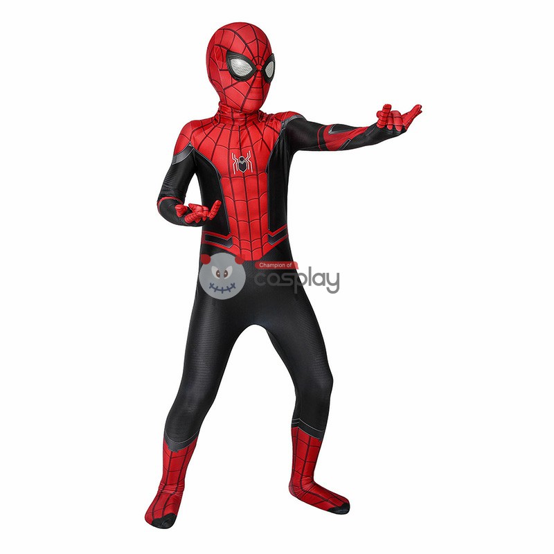 Kids Spider Man Cosplay Costumes Peter Parker Spider-Man Far From Home Suit