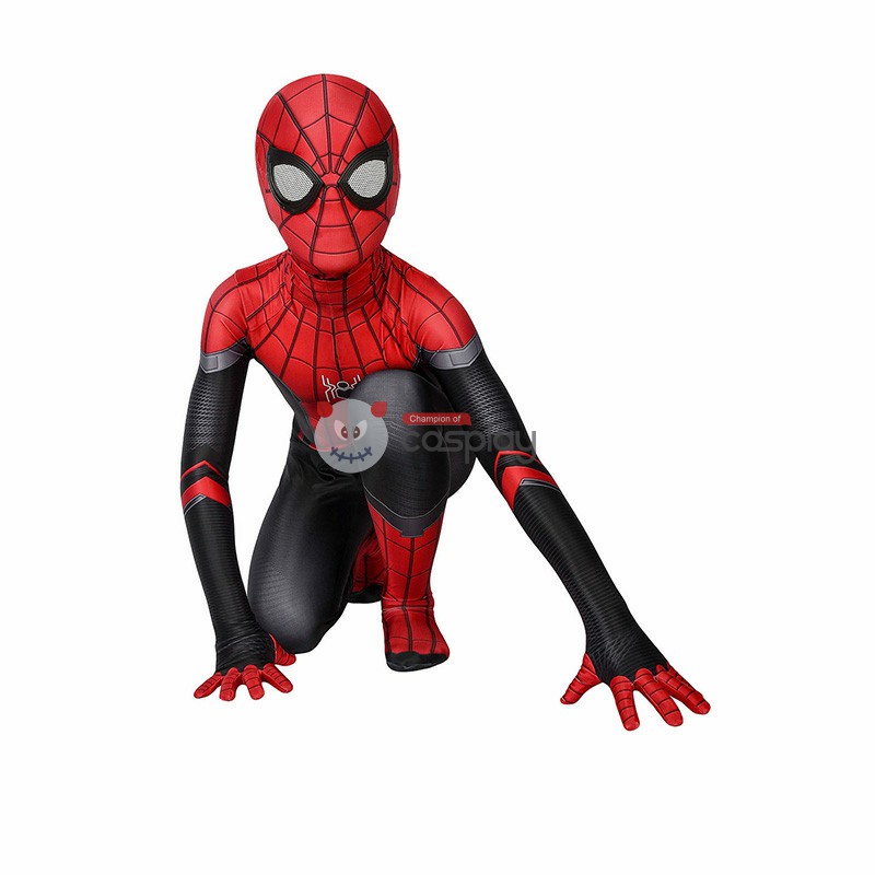 Kids Spider Man Cosplay Costumes Peter Parker Spider-Man Far From Home Suit