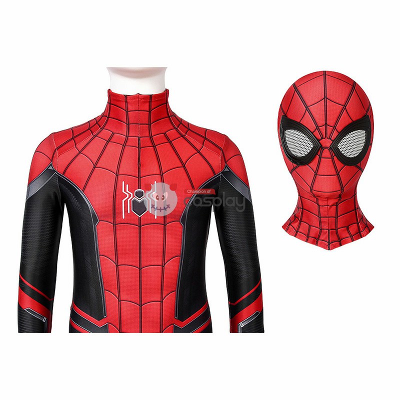 Kids Spider Man Cosplay Costumes Peter Parker Spider-Man Far From Home Suit
