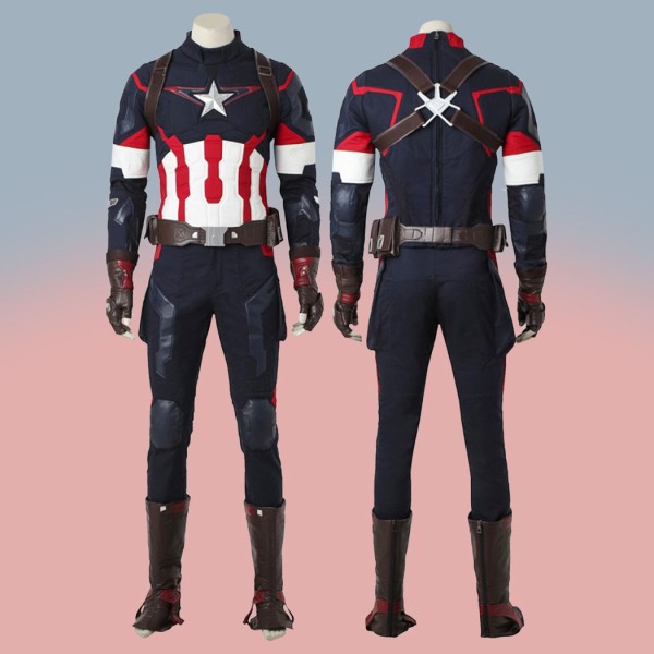 Avengers Age of Ultron Steve Rogers Suit Captain America Costumes
