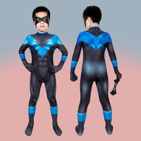 Children Dick Grayson Bodysuit Halloween Suit