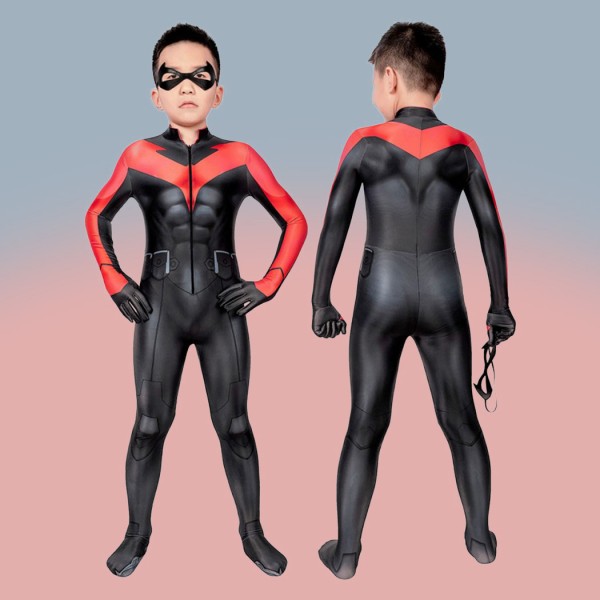 Children 3D Suit Dick Grayson Cosplay Costumes