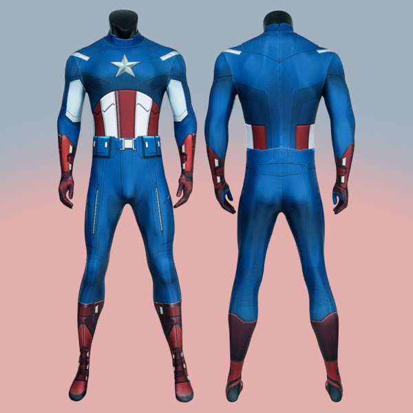 The Avengers Steve Rogers Bodysuit Captain America Costume
