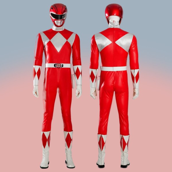 Red Ranger Costumes Mighty Morphin Power Rangers Jason Lee Scott Suit