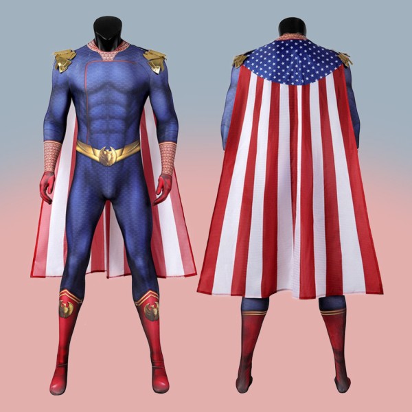 The Boys Season 3 Costumes Homelander Cosplay Jumpsuit