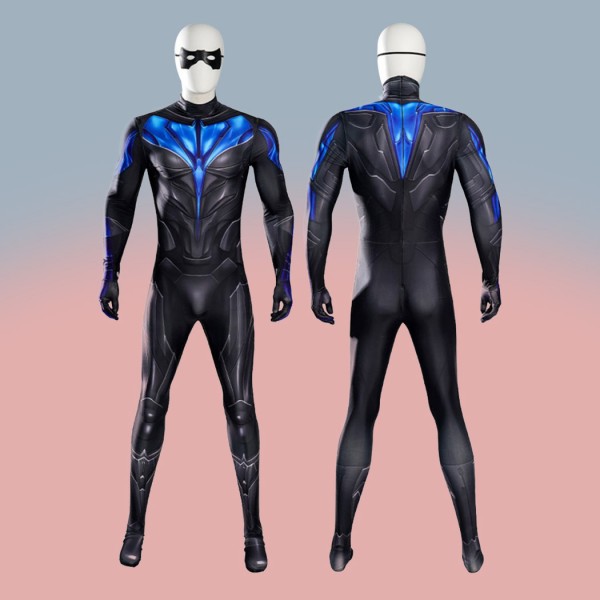 Richard Grayson Jumpsuit Halloween Cosplay Costumes for Male