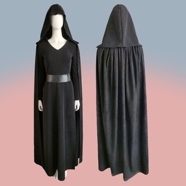 Star Wars The Rise of Skywalker Cosplay Suit Rey Black Costumes