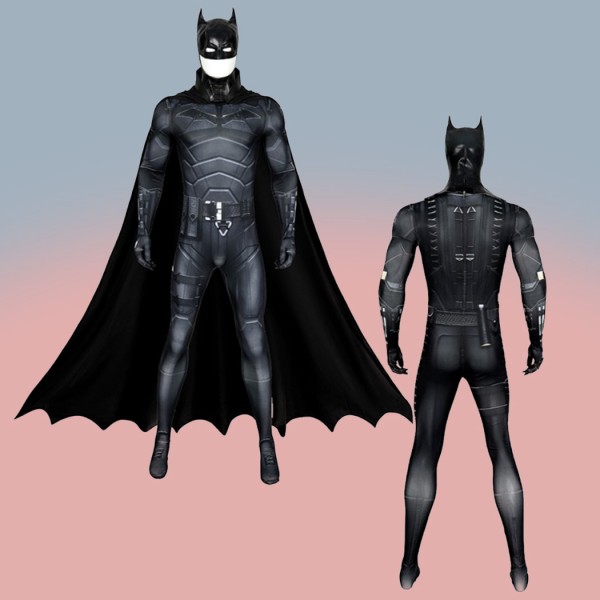 2022 New Bruce Wayne Jumpsuit Bat Knight Cosplay Costumes