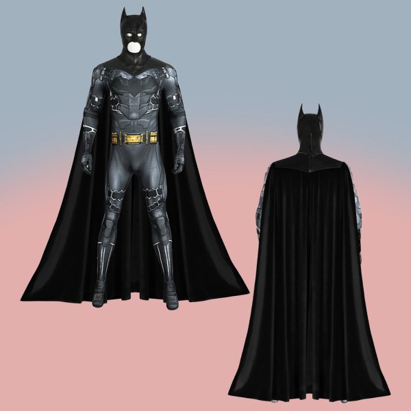 Bruce Wayne Jumpsuit Bat The Batfleck Cosplay Costumes Printed Suit