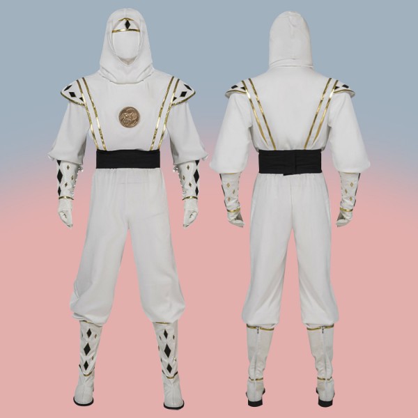 Mighty Morphin Power Rangers Tommy Oliver White Costumes MMPR Suit