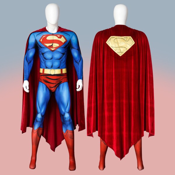2023 Clark Kent Jumpsuit Man Cosplay Costumes