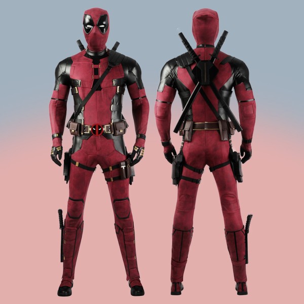 Deadpool 3 Costumes Wade Wilson New Deadpool Halloween Cosplay Outfits Full Set