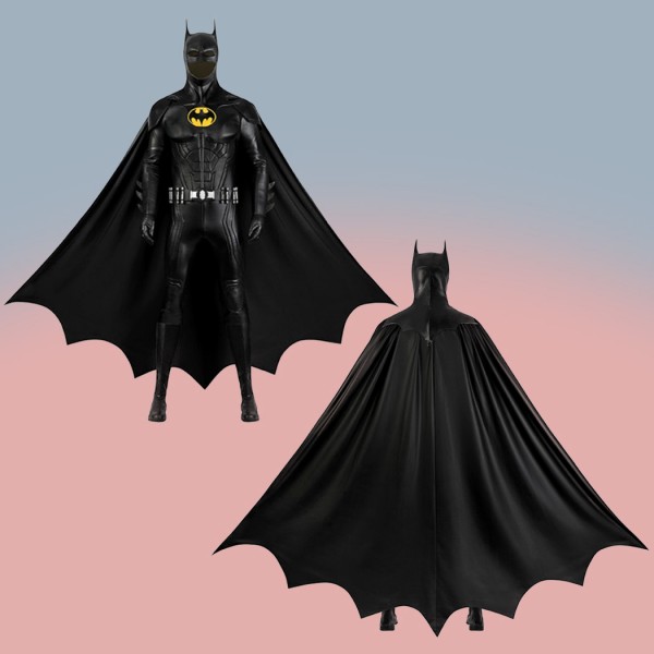 Michael Keaton Cosplay Costumes Bruce Wayne Suit Movie TF Halloween Outfits
