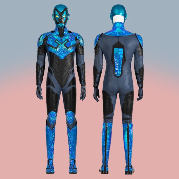 2023 Jaime Reyes Cosplay Costumes Scarab Xolo Mariduena Halloween Blue Suit for Male