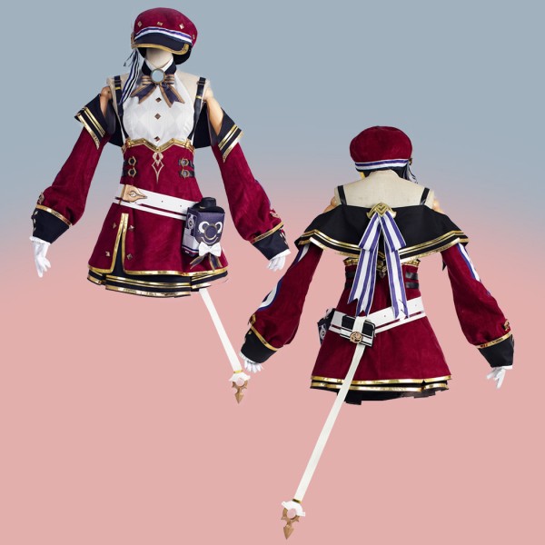 Charlotte Costumes Genshin Impact Suit for Halloween Party