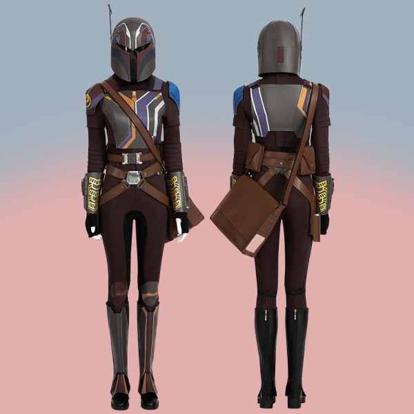 Ahsoka Sabine Wren Cosplay Costumes Star Wars Suit Halloween Outfits