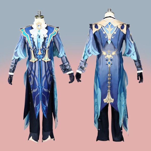 Game Genshin Impact Neuvillette Costumes Halloween Suit