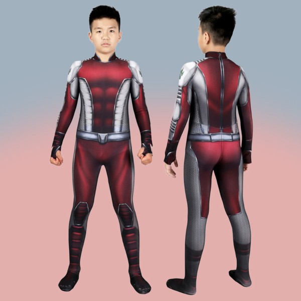 Beast Boy Cosplay Jumpsuit Garfield Logan Costumes for Kids