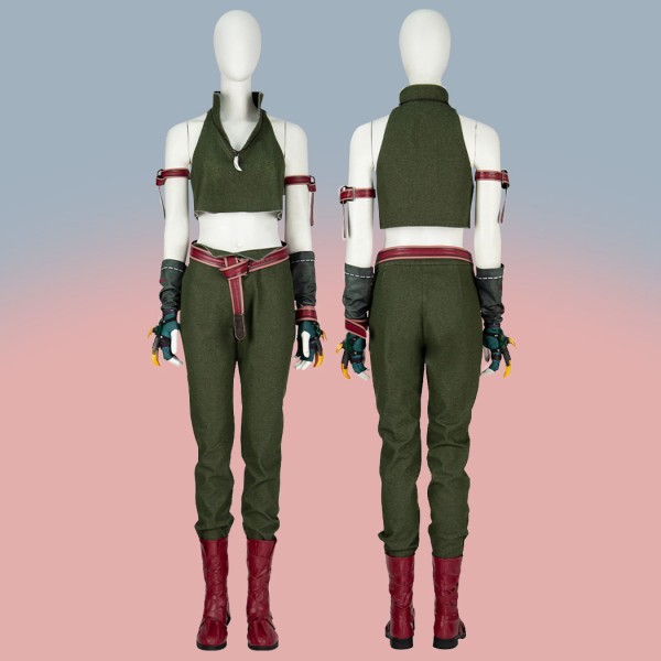 Final Fantasy VII Costumes Game FFVII 7 Halloween Outfits Tifa Lockhart Cosplay Suit