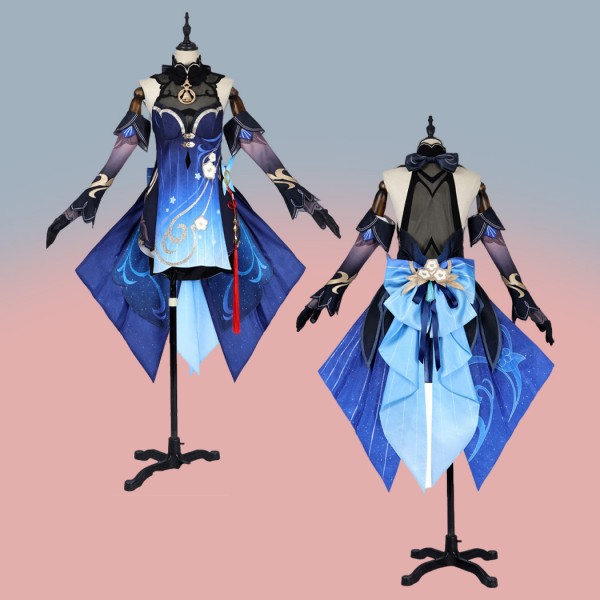 Genshin Impact Costumes Ganyu Suit Twilight Blossom Dress
