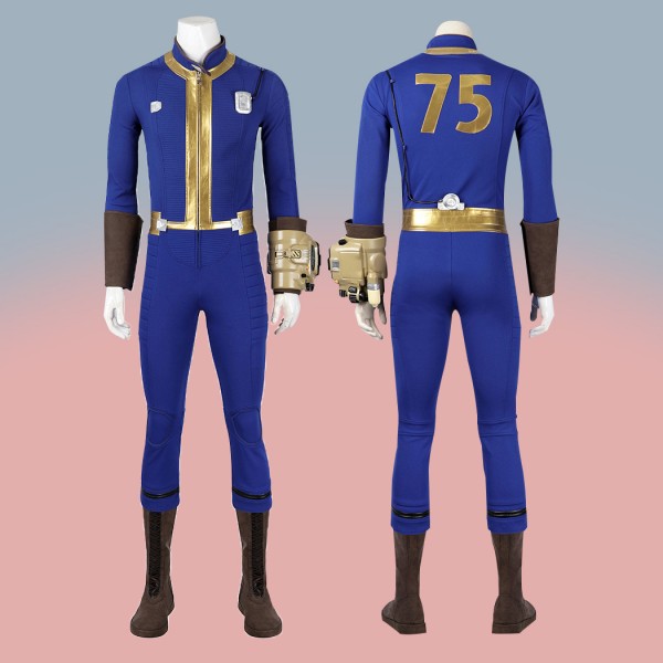 Male Vaul Blue Suit No 75 Cosplay Costume Halloween Outfits