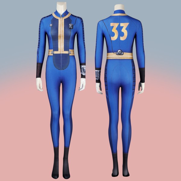 Lucy 33 Cosplay Suit 2024 TV Vault Halloween Costume Women Outfits