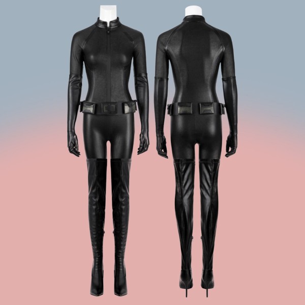 Selina Kyle Black Cosplay Costume The Dark Catgirl Halloween Suit