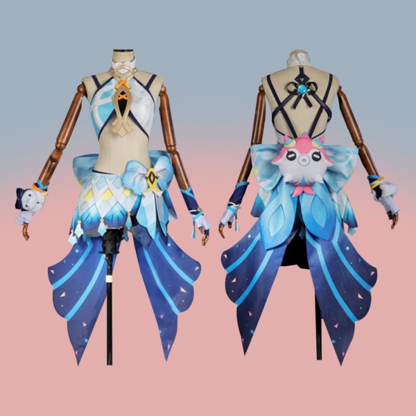 Mualani Cosplay Costume Game Genshin Impact Women Suit