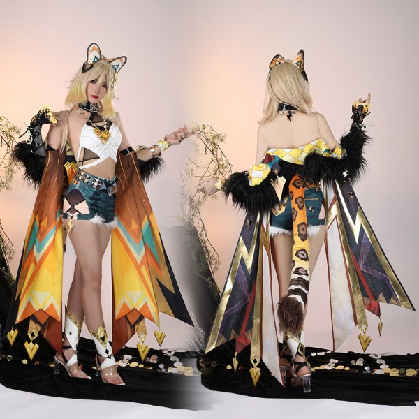 Genshin Impact Xilonen Costume Game Women Cosplay Suit