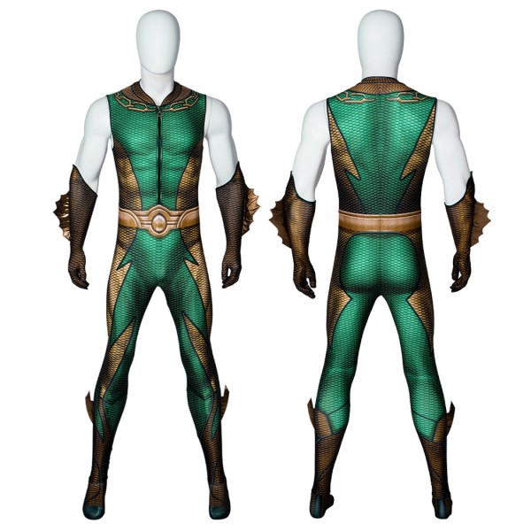 The Deep Cosplay Jumpsuit The Boys Costumes Green Suit for Halloween