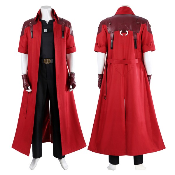 DMC Costume Game DMC 5 Cosplay Suit Red Halloween Outfits